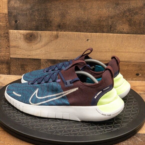 NIKE FREE RUN FK NEXT NATURE MENS ATHLETIC SHOES RUNNING GYM BLUE PURPLE SZ 10.5 - Picture 5 of 9